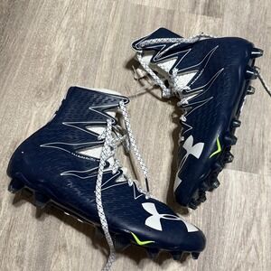 Under Armour Clutchfit Force 3.0 FG Football Cleats Navy Blue - Men's Size 12.5‎